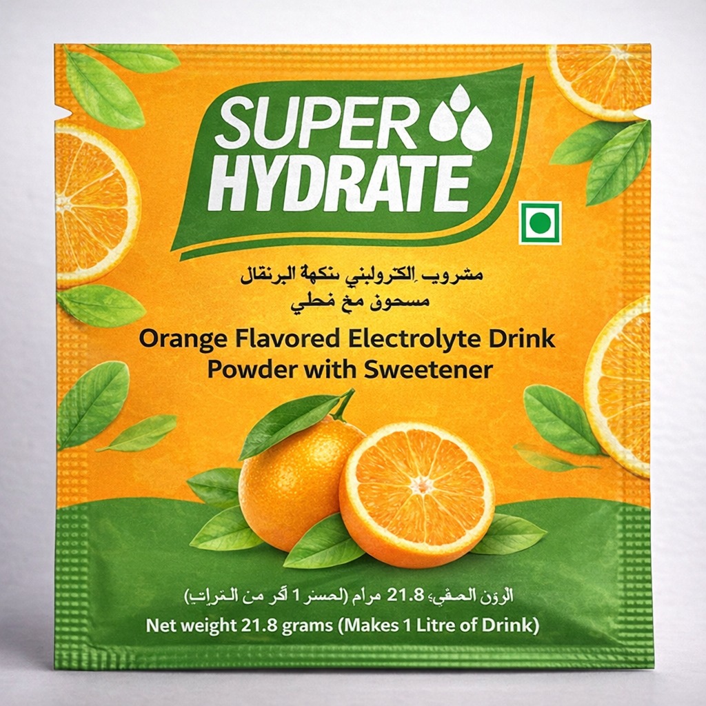 SuperHydrate Orange sachet